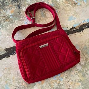Red Vera Bradley Cross Body Purse